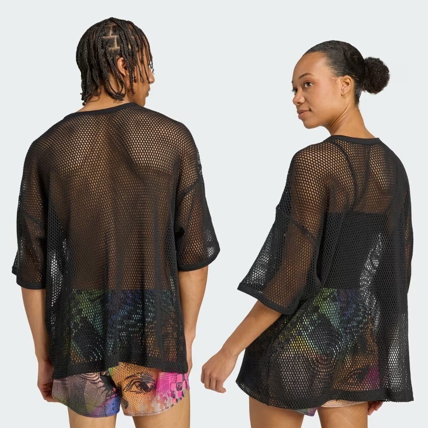 adidas x Jeremy Scott Mesh Short Sleeve T-Shirt JY7893 JP Size