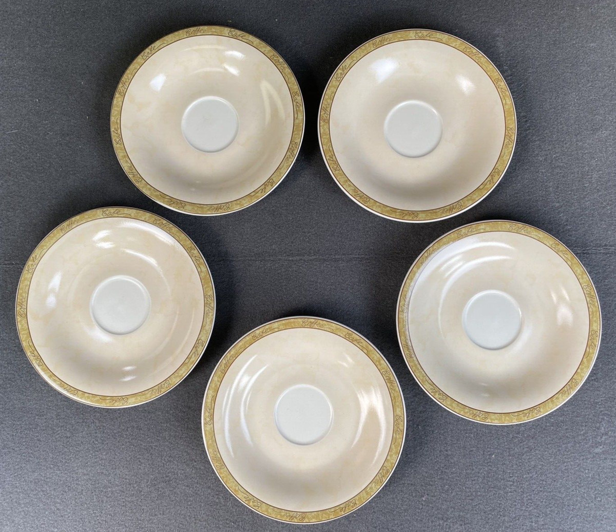 Brand New Royal Orchid Stoneware Tea Cup set of 5, 6