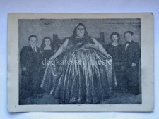 COLOSSO ITALIANO FREAK Adolfo Pietro impresario Cannaregio Venezia cartolina