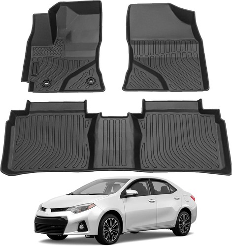 Upgraded Floor Mats for Toyota Corolla 2014-2019 All Weather TPE Floor Liners OE
