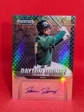 2022 Panini Prizm Draft Picks #AU-DD Dayton Dooney Silver Prizm Auto Card RC