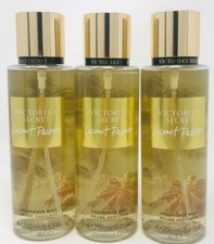 3 VICTORIA'S SECRET COCONUT PASSION FRAGRANCE MIST PARFUMEE 8.4 OZ