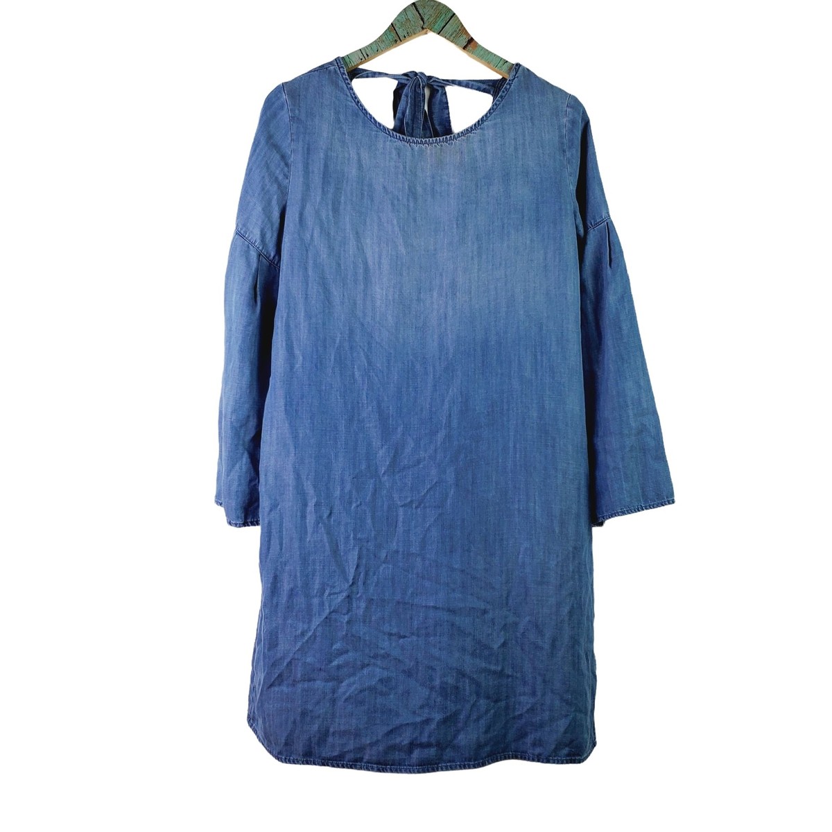 anthropologie denim shift dress Pilcro Denim Mini Shift Dress