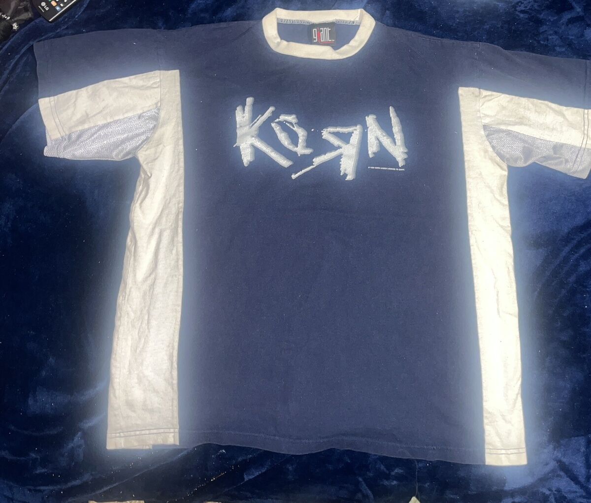 KORN Ringer T Shirt Men's Vintage Original 1996 Tour Shirt KORN Ringer T Shirt Men's Vintage Original 1996 Tour Shirt