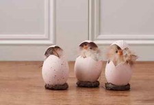 Set of 3 Brown & White