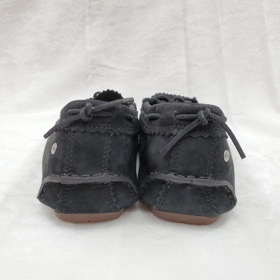 Zapatos UGG Para Mujer Talla 8 Negros Zapatilla Mocasines Sin Cordones Borlas Comodidad 1003539 Foto 4 de 4