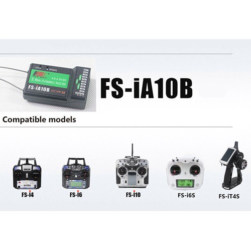Flysky FS-IA10B 10CH Empfänger für FS-I10 I6S Funksender RC Hubschrauber -DE - Bild 6 von 12