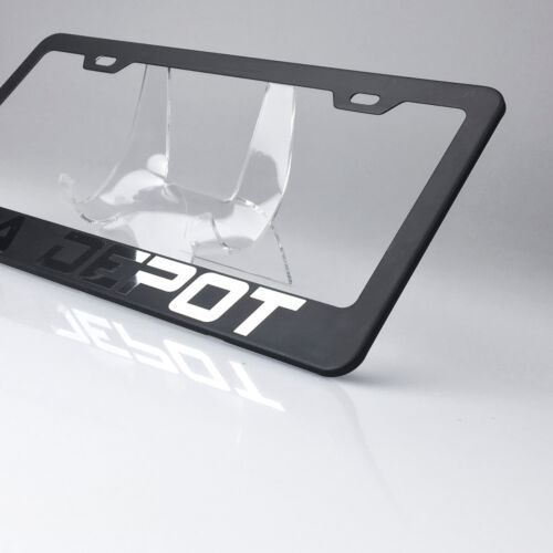 Laser Engraved Maserati Logo Mirror Matte Black License Frame Stainless Steel - Bild 6 von 11