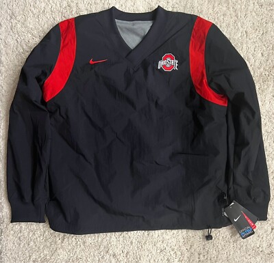 Nike Dri-FIT Ohio State Buckeyes Sideline Reversible Windbreaker Jacket Men s M