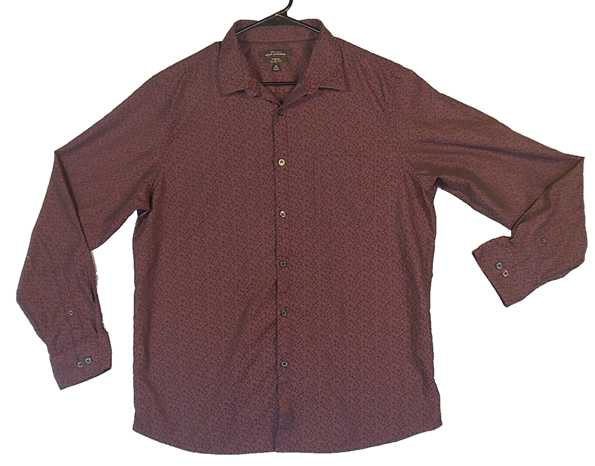 green emerald velvet dress Marc Anthony Luxury Slim Fit Blue Textured Button Down Shirt Long Slee main image 0