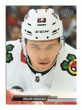 Philipp Kurashev 40 2022-23 Upper Deck Chicago Blackhawks Card