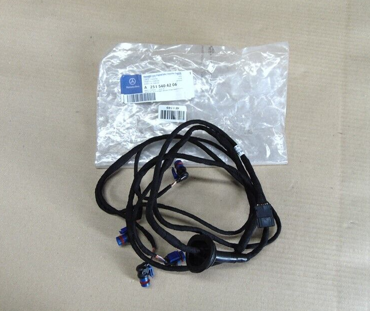 Neu MERCEDES-BENZ R W251 Kabelbaum für Einparkhilfe hinten A2515404206 Original