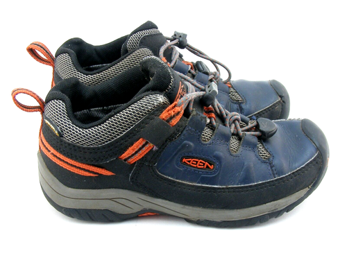 Keen Kids Targhee Waterproof Shoes US 1 UK 13 Blue Good Clean Condition - Picture 3 of 11