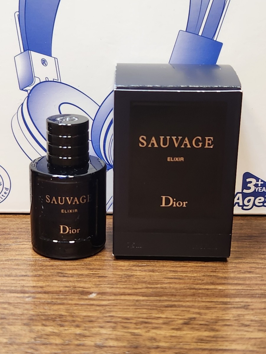 Dior Sauvage Elixir travel Size Splash, 7.5 ml / 0.25 oz