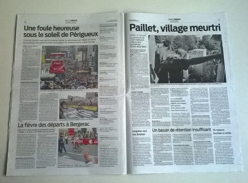 SUD OUEST (Ed. Dordogne) du 27/07/2014 - Péraud et Pinot : le Tour fait cocorico - Imagen 10 de 11