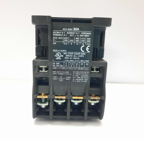 BENEDIKT & JAGER K2-30A00-40 CONTACTOR AC3 400V 30A K230A0040 - 第 8/11 張圖片