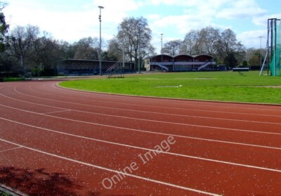 Photo 6x4 The Millennium Arena Westminster The tartan track and pavilion  c2011