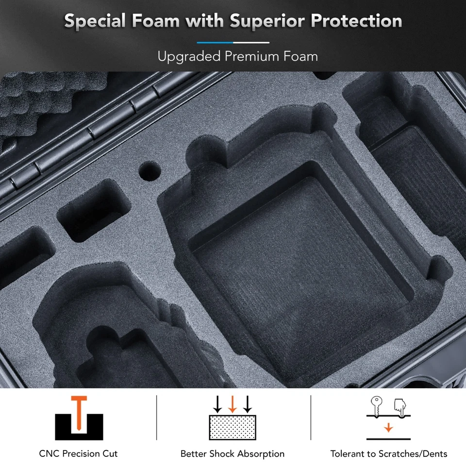 Lykus Titan MM410 Waterproof Hard Case for DJI Mini 4 Pro/Mini 3/Pro[CASE ONLY] - Image 4 of 4