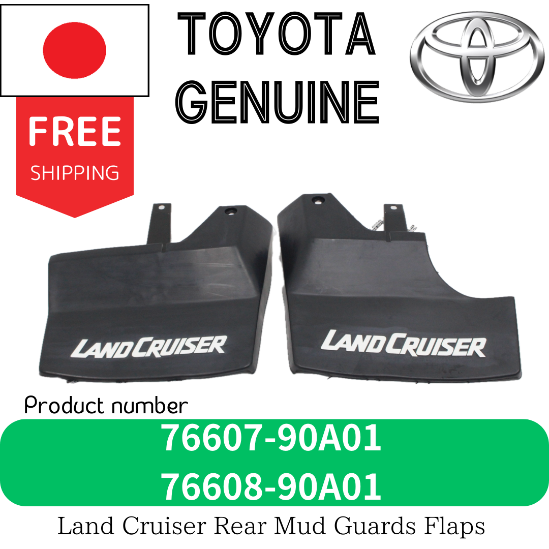 Genuine Toyota Rear Mud Guards Flaps Right & Left 76607-90A01