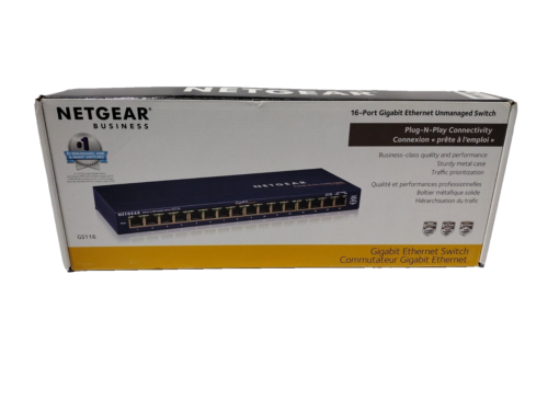 NETGEAR GS116NAC 16-Port Ethernet Unmanaged Switch (51131) - Picture 1 of 5