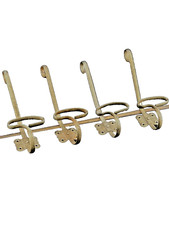 LOT  4 PATERES MURALE PORTE MANTEAUX FER FORGÉ ART DECO CAMPAGNE BISTROT VINTAGE