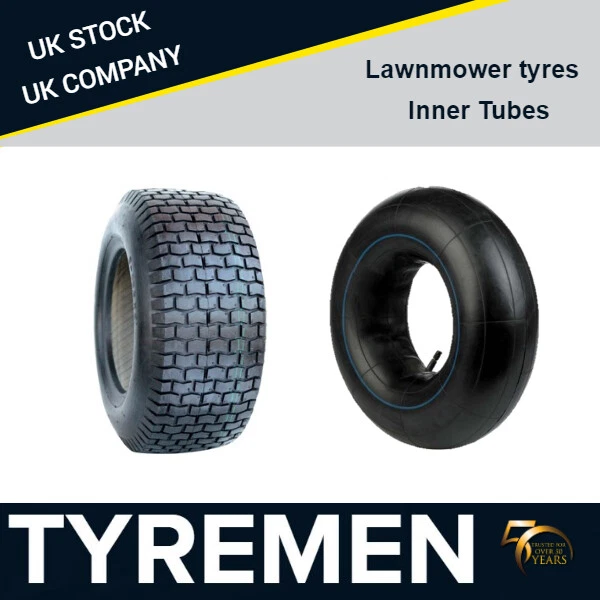 All sizes of Turf tyre, Lawn mower tyres, Lawn mower inner tubes, Ride on mower - Image 2 of 4