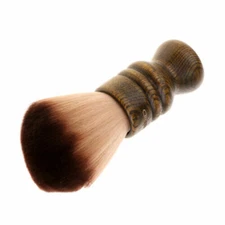 Neck Duster Brush  Salon Stylist Barber Hair Cutting with wood handle 