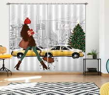 3D Gifts Fashion Girl ZHUA1244 Photo Curtain Window Blockout Fabric Amy 2023