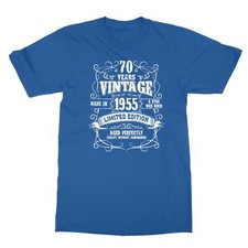Vintage 1955 70th Birthday - 70 Years Aged Perfectly Unisex T-Shirt