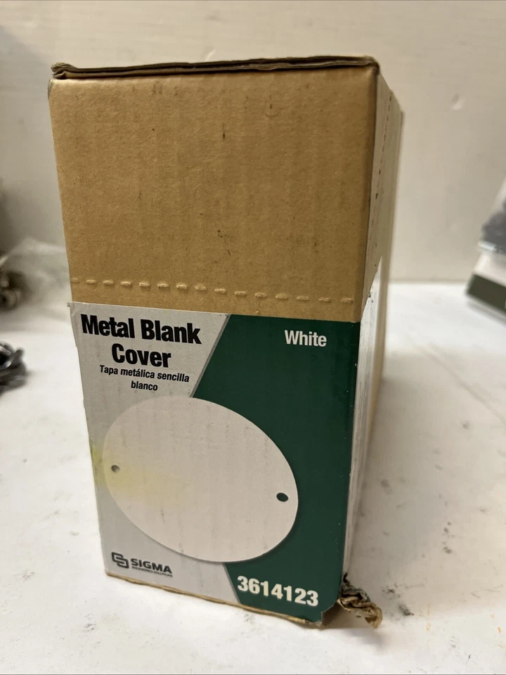 Sigma Engineered Solutions™ Round Metal Blank White Box Of 20 - Image 2 of 2