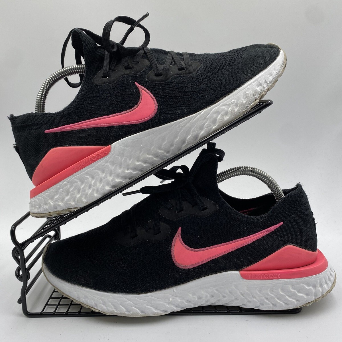 women's nike epic react flyknit running shoes pink