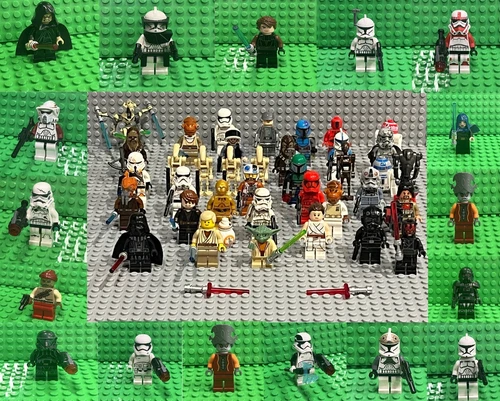 Lego Star Wars Minifigures - Jedi StormTroopers Droids Clones Sith -   You Pick