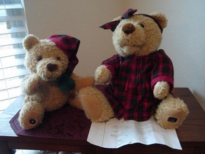 avon singing christmas bears