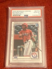 Bayron Lora 2020 bowman chrome psa 10 gem mint 