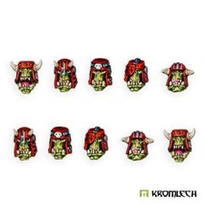 KROMLECH ORC HEADS IN CLASSIC HELMETS