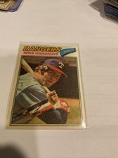1977 Baseball Patches Cloth Stickers Mike Hargrove (One Star at Back Bottom)