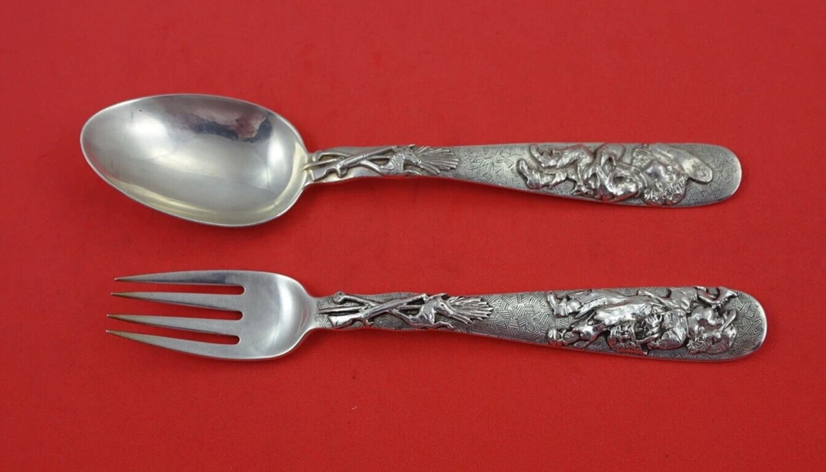 Tiffany & Co. 1850-1899 Antique US Sterling Silver Flatware Sets