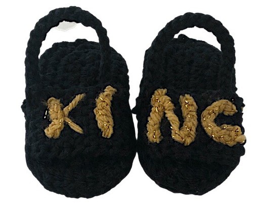 Baby Sandals King Boy Slippers Sandals Soft Sole Crib-Shoes Summer Gold Black - Picture 3 of 4