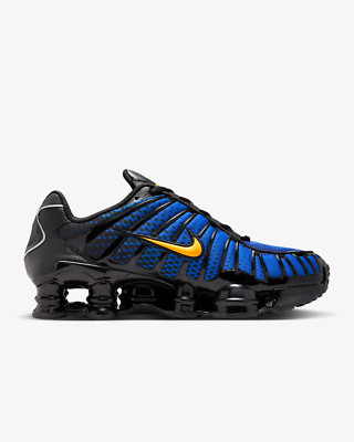 Nike Shox TL Herrenschuhe in Schwarz/Silbermetallic/Lyonblau Turnschuhe