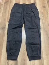 A New Day Pants, Women's Size Medium, Black, Joggers, Tie Waist 36" Length