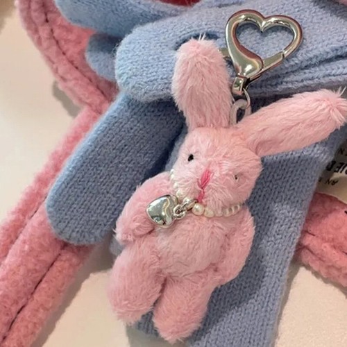 Bunny Phone Chain INS Punk Cute Keychain Y2K Fashion Jewelry Cute Keychain - Picture 6 of 11