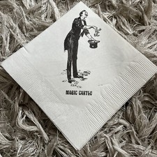 Vintage Magic Castle Hollywood California Paper Napkin 