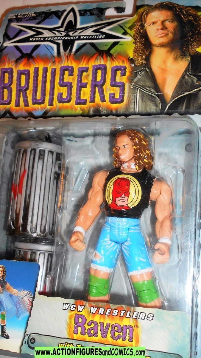 Wrestling toy biz 1999 RAVEN wcw Bruisers 1998 toybiz wwf wwe