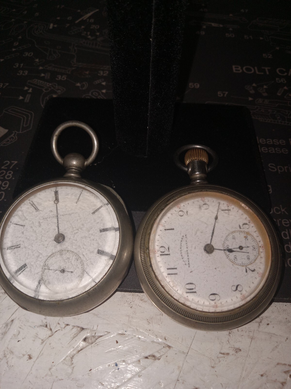 2 Antique Pocket Watches eBay