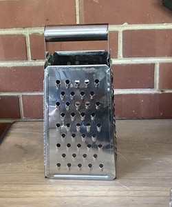 XL Stainless Steel 5 in 1 Box Cheese Grater Kitchen Hand Tools Prep Shredder FS