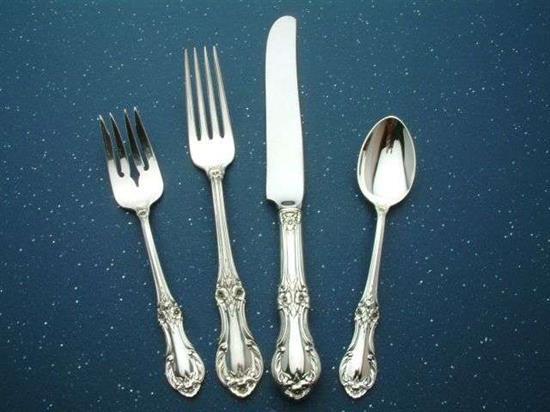 Wild Rose by International Sterling Silver 4 pc. Place Setting