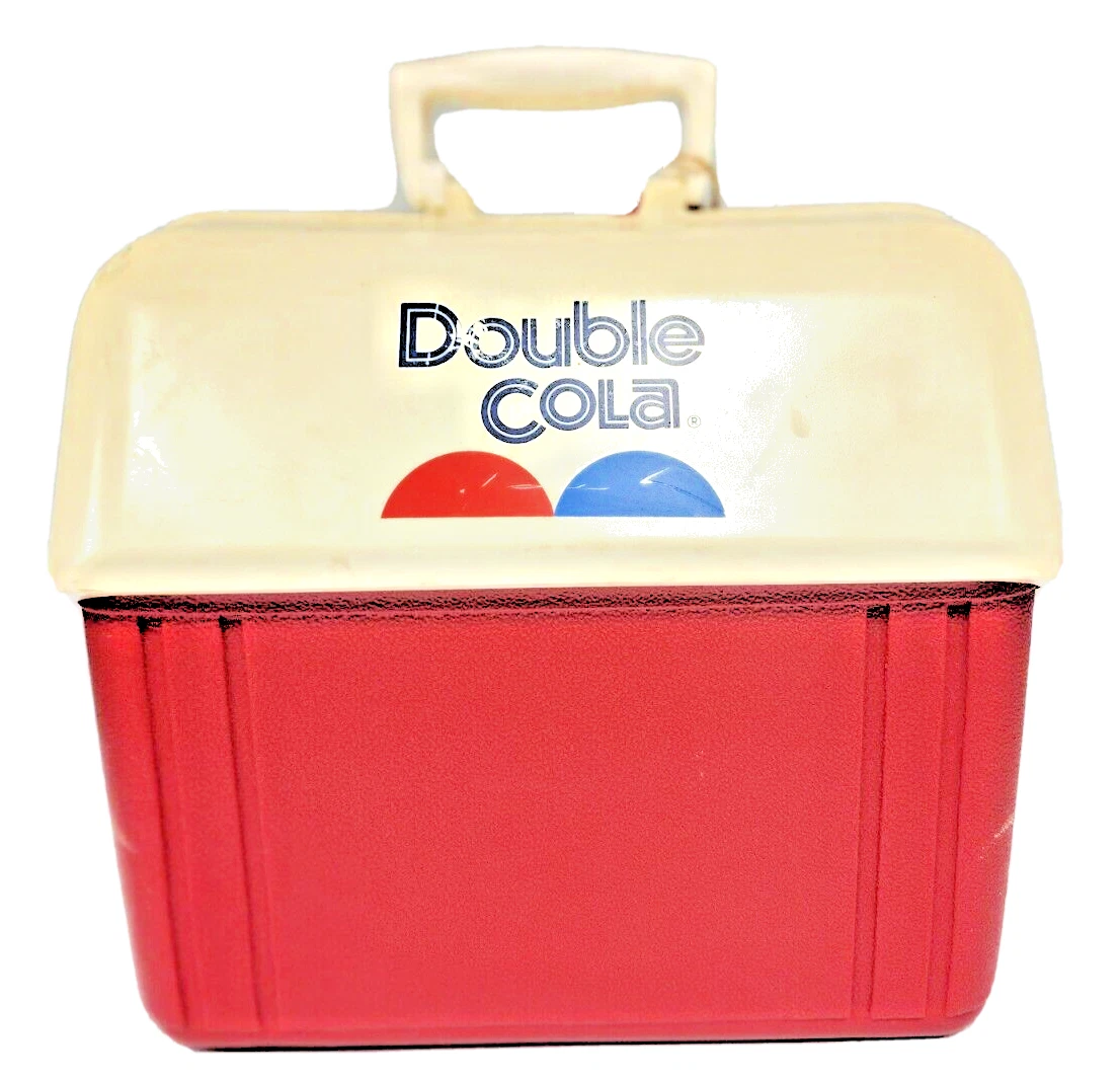 1976 Double Cola Vintage Plastic Swinger Cooler