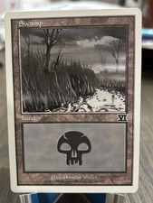 MTG Magic The Gathering Swamp 341/350 Regular Common 1999