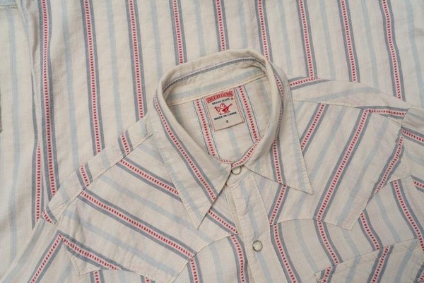 Men True Religion Shirt Beige Cotton 36 / S / 44