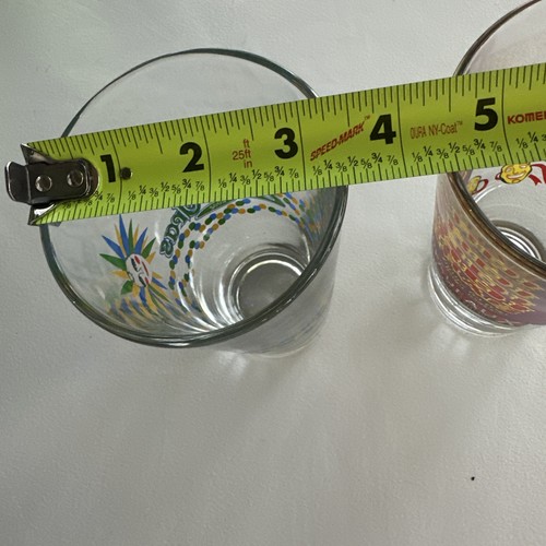 2 Pappadeaux Meeresfrüchte Küche Karneval 2002 & 2010 Trinkgläser 6" x 3,5" - Bild 13 von 15
